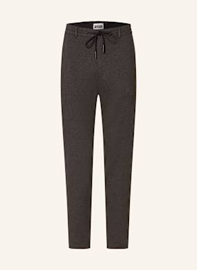 Drykorn Žerzejové Kalhoty Deger V Joggingovém Stylu Slim Fit tmavě šedá