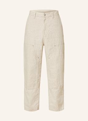 Carhartt Wip Kalhoty Walter Regular Fit Se Lnem béžová