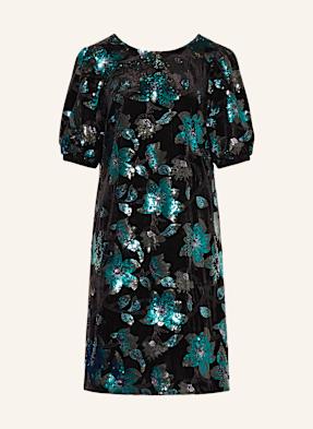 Mos Mosh Samtkleid Mmclemente Mit Pailletten gruen