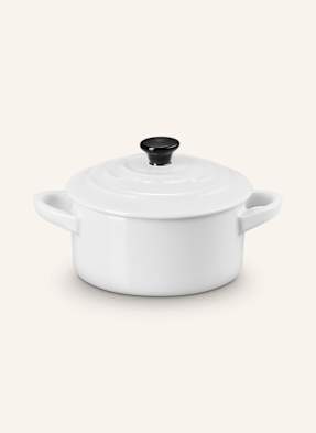 Le Creuset Mini-Cocotte weiss