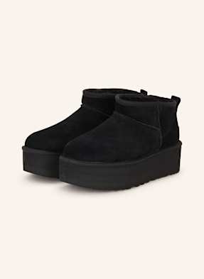 Ugg Plateau-Boots Classic Ultra Mini Platform schwarz