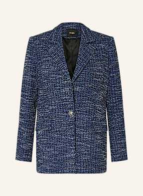 maje Bouclé-Blazer mit Glitzergarn