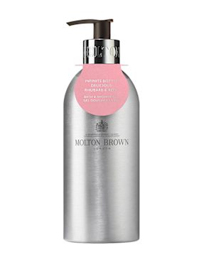 Molton Brown Infinite Bottle Delicious Rhubarb & Rose Bath & Shower Gel 400 ml