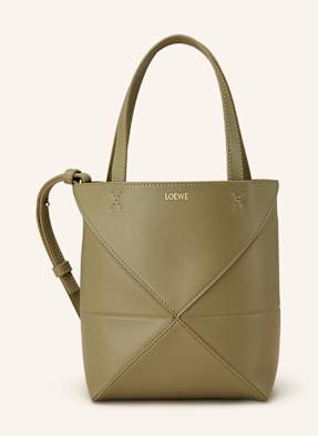 Loewe Handtasche Puzzle Tote Mini gruen