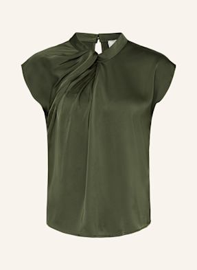 Neo Noir Blusenshirt Fleur Aus Satin gruen