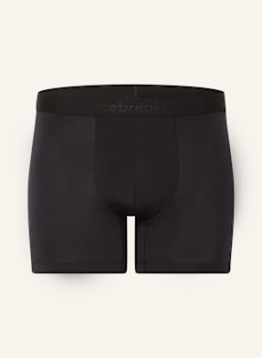 Icebreaker Funkční Prádlo - Boxerky Anatomica S Příměsí Merino Vlny černá
