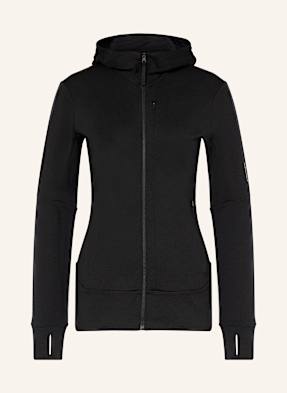 Icebreaker Bunda Midlayer Merino 260 Quantum Iv Z Merino Vlny černá