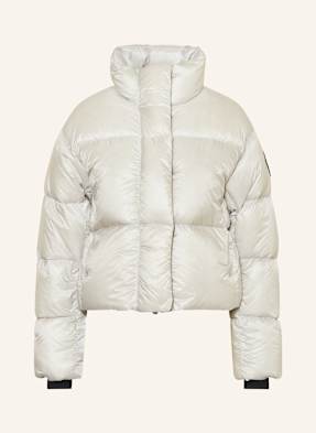 Canada Goose Cropped Péřová Bunda Cypress světle šedá
