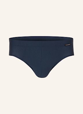 Schiesser Slip Pure Micro blau