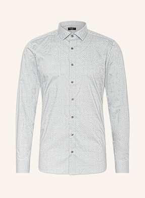 Olymp Košile No. Six Super Slim Fit světle zelená / bílá