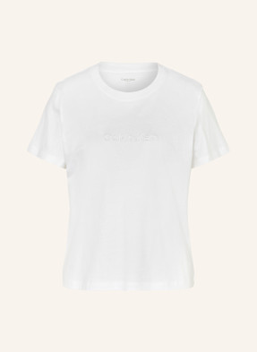 Calvin Klein Schlafshirt Pure Cotton weiss