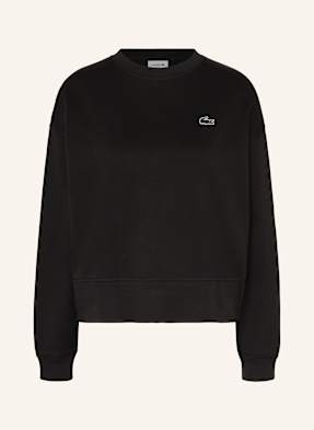 Lacoste Oversized-Sweatshirt schwarz