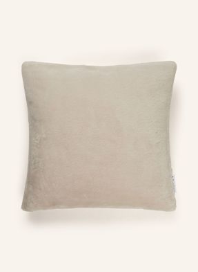 Eb Home Dekorační Polštář Z Umělé Kožešiny tmavě žlutá