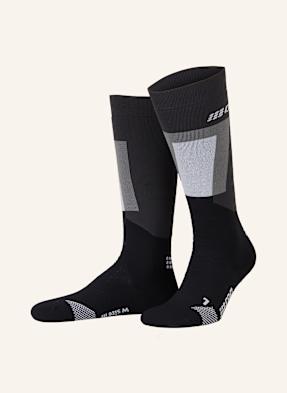 Cep Lyžařské Ponožky Thermo Compression - Tall 321 black/grey