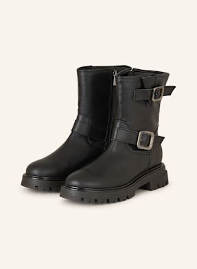 Darling Harbour Biker Boots schwarz