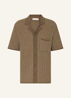 Samsøe  Samsøe Košile Resort Sarhys Comfort Fit khaki