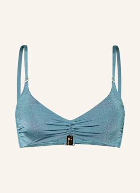 Watercult Bralette-Bikini-Top Shimmering Solids blau