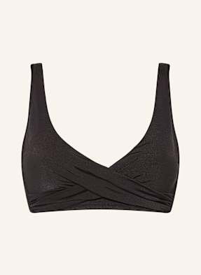 Watercult Bralette Horní Díl Bikin Shimmering Solids černá