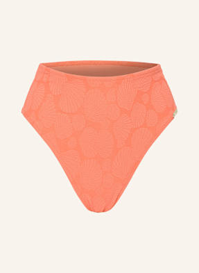 Watercult High Waist Bikinové Kalhotky Coastal Daydream světle červená