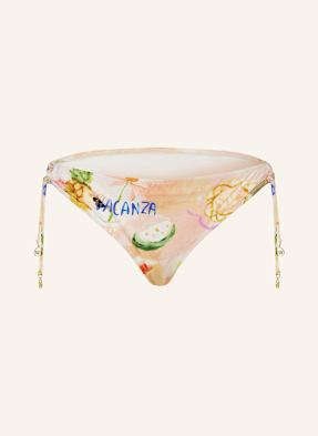 Watercult Trojúhelníkové Bikinové Kalhotky Vacation Fizz nude / světle zelená / modrá