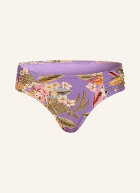 Watercult Basic Bikinové Kalhotky Dreamscape Tropics fialová / zelená / růžová