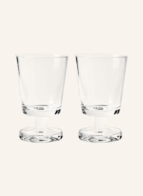 Broste Copenhagen Sada 2 Skleniček Na Víno Bubble bílá