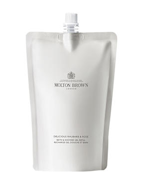 Molton Brown Delicious Rhubarb & Rose Refill Bath and Shower Gel 400 ml