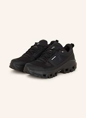 On Wanderschuhe Cloudrock Low Wp schwarz