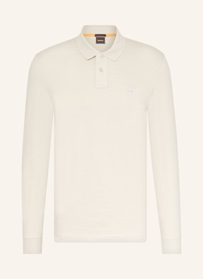 Boss Piqué-Poloshirt Passerby Slim Fit beige