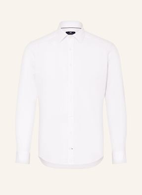Strokesman's Hemd Regular Fit Mit Leinen weiss