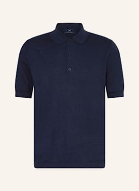 Strokesman's Strick-Poloshirt blau