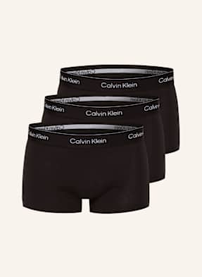 Calvin Klein 3er-Pack Boxershorts Icon Cotton Stretch Low Rise schwarz