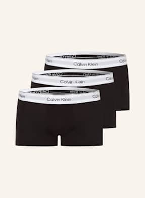 Calvin Klein 3er-Pack Boxershorts Icon Cotton Stretch Low Rise schwarz