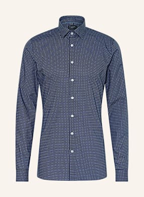 Olymp Hemd No. Six Super Slim Mit Extralangem Arm blau