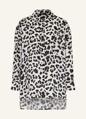 Grace Košilová Halenka Ze Saténu šedá / tmavě šedá