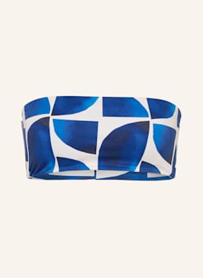 Seafolly Bandeau-Bikini-Top Sunray Zum Wenden blau