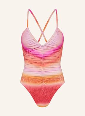 Seafolly Plavky Spectrum S Třpytivou Přízí růžová / růžová / oranžová