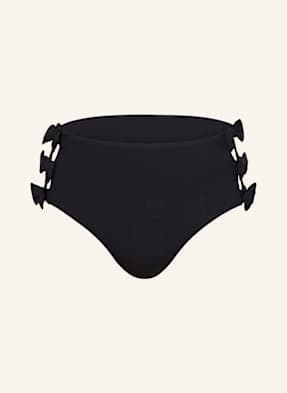 Seafolly High Waist Bikinové Kalhotky Beau Bow černá
