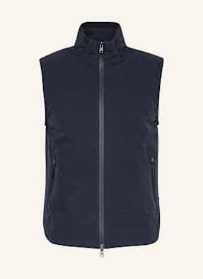 Woolrich Péřová Vesta Sailing tmavě modrá