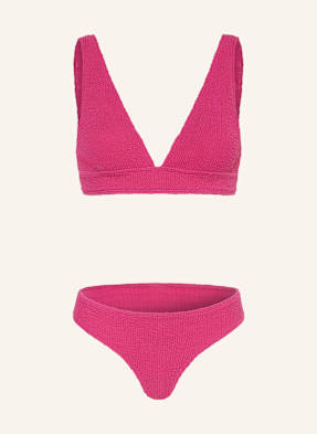 Sorbet Island Bralette Bikiny Aqua fuchsiová