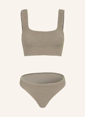 Sorbet Island Bustier Bikiny černošedá