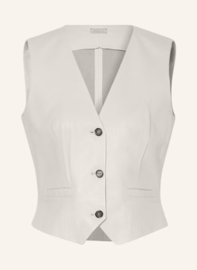 Utzon Obleková Vesta Varu Dragon Extra Slim Fit světle šedá