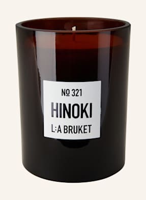 L:A Bruket Vonná Svíčka 321 Hinoki hnědá