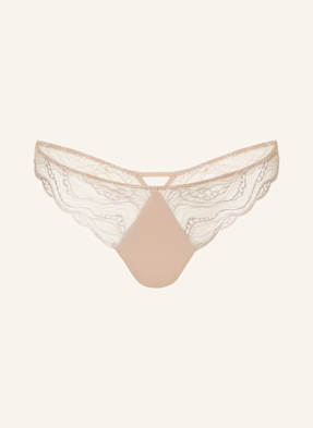 Calvin Klein String Sensual Strech Lace beige