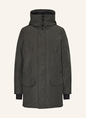 Canada Goose Péřová Parka Langford tmavě šedá
