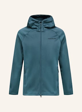 Peak Performance Bunda Midlayer Zip Hood černošedá