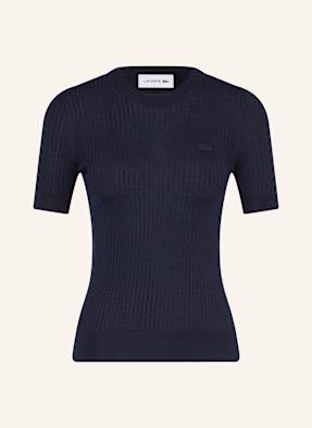 Lacoste Strickshirt Aus Merinowolle blau