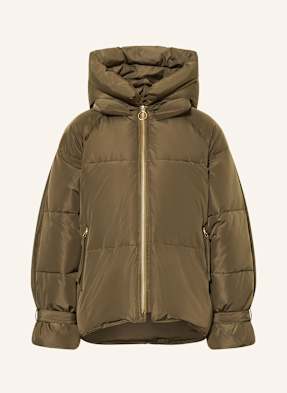 Withblack Péřová Bunda Kylie khaki