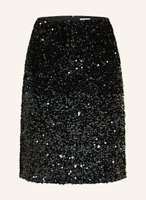 Calvin Klein Rock Mit Pailletten schwarz