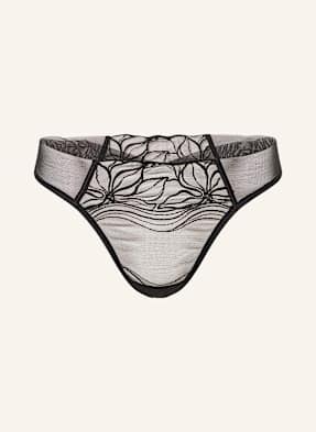 Calvin Klein String Ck Black Floral Lace schwarz